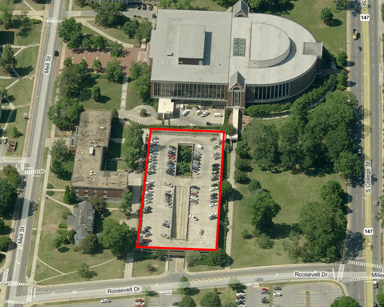 Library Parking Deck at 231 Mell St. Auburn Parking